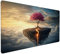 Rosa Schreibtischunterlage Baum des Lebens Mousepad Groß 1000x500x3 mm XXL Mauspad Wasserdicht rutschfest Gummibasis, für PC MacBook und Laptop Mousepad Gaming Zubehör für Büro Deko Aesthetic Z-448