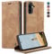 KZB Handyhülle für Samsung Galaxy A56 5G Hülle Premium Leder Klappbar Tasche Flip Case Magnet Kartenfach Standfunktion Klapphülle Schutzhülle für Samsung Galaxy A56 - Braun