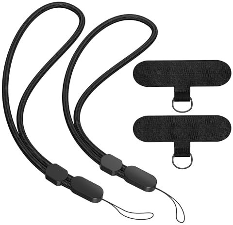SURDOCA Adjustable Phone Lanyard Wrist Strap, Camera Wrist Strap, Nylon Wrist Lanyard, Anti Theft Strap, Lanyard for Earphone, USB Flash Drive, ID Name Tag Badge (No Paw)