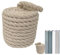 Heavy Door Heads, Natural Corne Door with ASA, Rustic Door Jam, Weighted Interior Door Butt, Fasteners, Window Wedge, Practical Dog Toy, Practical Knot and Comes with an Excl