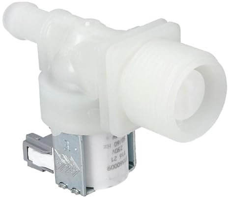 LUTH Premium Profi Parts Elettrovalvola a solenoide 180°, 12,0 mm, compatibile con Indesit C00273883 per lavastoviglie