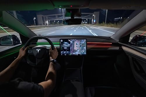 S3XY Strip per Tesla (Model 3 & Y) (striscia luminosa a LED, illuminazione RGB, illuminazione ambientale intelligente) (Model 3 / Y 2021-2024)