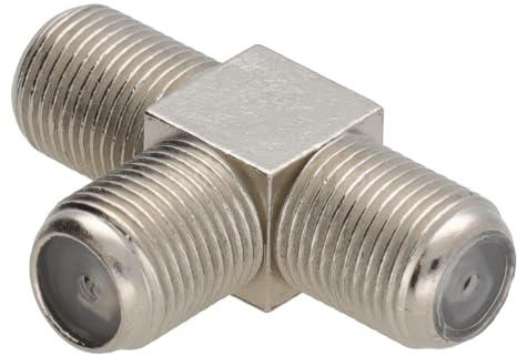 kenable F Type T Junction Splitter for Connecting Sky Freeview & Satellite TV