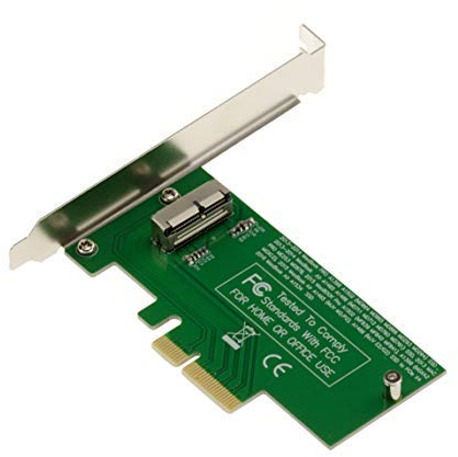 KALEA-INFORMATIQUE PCIe Controller-Karte für SSD MAC 2013 2014 2015 2016 2017 2018 mit 12+16 Pins (MD711 MD712 MD760 MD761 ME864 ME865 ME866 ME293 ME294 ME874 ...) - PCI Express x4