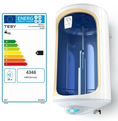 120 Liter Warmwasserspeicher Boiler Elektro Speicher Heizung emaillierter Stahlbehälter, 120 Liter
