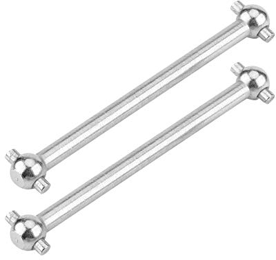 Dilwe RC Auto Antriebswelle, 2 Stücke Metall Hundeknochen Antriebswelle für WLtoys A959 A969 A979 RC Auto Upgrade Zubehör