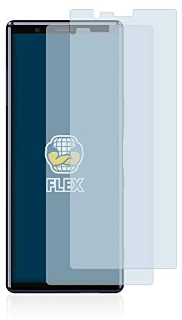 BROTECT 2 Stück Full-Cover Schutzfolie für Sony Xperia 5 Full-Screen Displayschutz-Folie [3D Curved, Anti-Fingerprint, Kristall-Klar]