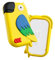 Money Walkie - Porte Monnaie sans Contact pour Enfants et Ados - Solution pour Apprendre à Gérer Son Argent - Pratique, Ludique et Pédagogique - Perroquet Jaune