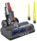 LUNEKUCK Brosse Compatible avec Dyson V7 V8 V10 V11 V15 Tête de Nettoyage à Entraînement Direct avec 4 Phares Avant pour Carrelage Sols Durs Marbre Tapis