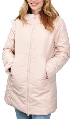 Geox W Myria Long Parka, Giacca Donna, Mahogany Rose, 40