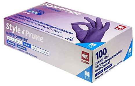 neoLab 1-0800 Nitril Pflaume Einmalhandschuhe, Größe XS, Lila