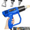 Heat Gun, 2000W Professional Hot Air Gun with 2 Heat Settings 400℃ / 650℃, 2 Nozzles for Craft Embossing, DIY, Shrinking PVC, Stripping Paint and Home Improvement
