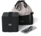 MONBENTO - Onyx Lunchbox Set - Mit Bento Box MB Square mit Fächern Made in France, Besteck-Set MB Slim Box, Bento Tasche MB Pochette L für Büro/Meal Prep/Schule - BPA Frei - Lebensmittelecht - Schwarz