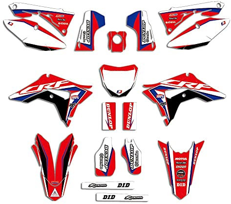 ENARUI Adesivi Grafiche compatibili con Honda CRF250R CRF 250 2018-2021 e CRF450R CRF 450 2017-2020