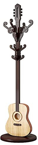 Porte-Manteau Debout Porte-Manteau ménage au Sol en Forme de Guitare Porte-Manteau Chambre Salon décoration Cintre