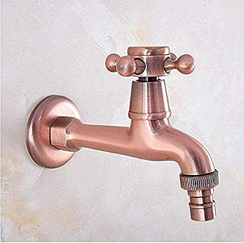 Garten Wasserhahn Antik Rot Kupfer Outdoor/Waschmaschine Wasserhahn/Waschbecken Wasserhahn Kaltwasser Outdoor Wasserhahn Wasserhahn Handmade