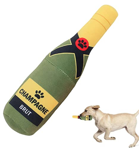 Facynde Hundespielzeug Quietschend, Hund Bierflasche Spielzeug, Kauspielzeug Langeweile, Kauspielzeug, Niedliches Quietschendes Hundespielzeug Für Welpen, Kleine, Mittelgroße Und Große Rassen