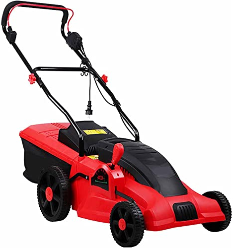 JODAIS Tosaerba Elettrico con Filo, Tosaerba con Guida da Terra, spazzatrice da Giardino, arieggiatore Senza spazzole per impieghi gravosi da 1500 W, Altezza Regolabile a 5 Marce