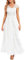 Gardenwed Robe de Cocktail Femme Longue pour Mariage Invité Bal Promo Robe Demoiselle d'honneur Pin up en Mousseline Col V White XL