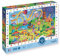 Calypto 3907505 Jahrmarkt, 100 Teile XL-Puzzle mit Soft-Touch, Kinderpuzzle mit samtiger Oberfläche inkl. Suchspiel und Puzzleposter, für Kinder ab 6 Jahren, Wimmelbild, Rummel, Kirmes, Karussell