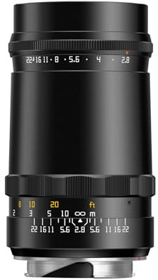 TTARTISAN 100mm F2.8 Full Frame Camera Lens Messa a fuoco manuale Unico Bolla di sapone Bokeh Obiettivo della fotocamera per la natura e il ritratto per Leica M Mount