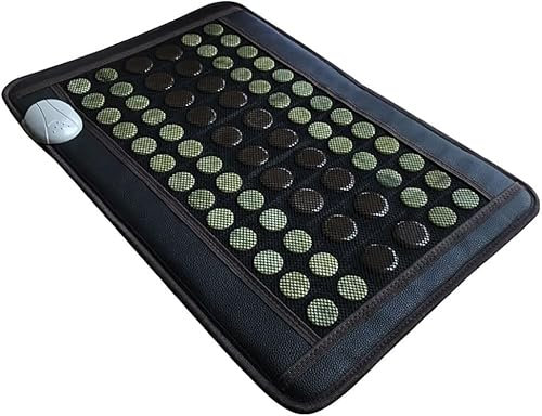 SPUZZO Jade Far Infrared Heat Pad For Back Pain And Cramps Relief - Jade Tourmaline Far Infrared Heating Pad - Infrared Amethyst Mat - Infrared Hot Therapy For Sciatica, Arthrit (Color : 53 * 97cm)