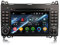 Erisin Android 14 4GB+64GB 8-Kern DVD Autoradio GPS Navi für Mercedes A/B Klasse W245 W169 Sprinter Vito Viano VW Crafter 7 Zoll Touchscreen Unterstützt CarPlay Android Auto DAB+WiFi 4G Bluetooth 5.0
