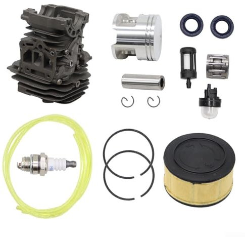 MS251 Kit d'ampoules de filtre à air à piston cylindrique pour tronçonneuse MS 251 44 mm