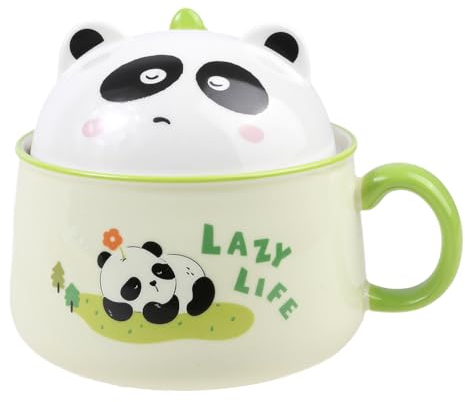 lachineuse – Cuenco de ramen asiático – Porcelana – 1020 ml – Tazón de desayuno – sopa, arroz, fideos instantáneos – Idea de regalo Asia Japón China – Verde
