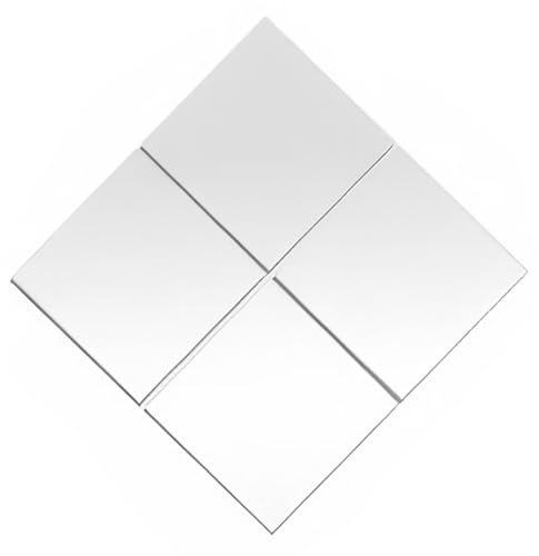 Acryl-Wandaufkleber, bruchsichere, quadratische Wand-Acrylplatte, Nicht-Glas-Acryl- für Schlafzimmer, Wohnzimmer, Kinderzimmer, Wandtür