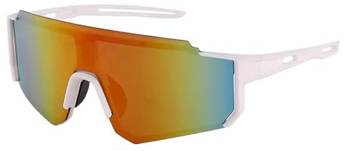WLHFDC Schnelle Brille Rave für Herren und Damen,Sportbrille, Sonnenbrille,Fahrradbrille,Radsportbrille,Rennrad Brille Mit UV400 Schutz für Outdooraktivitäten