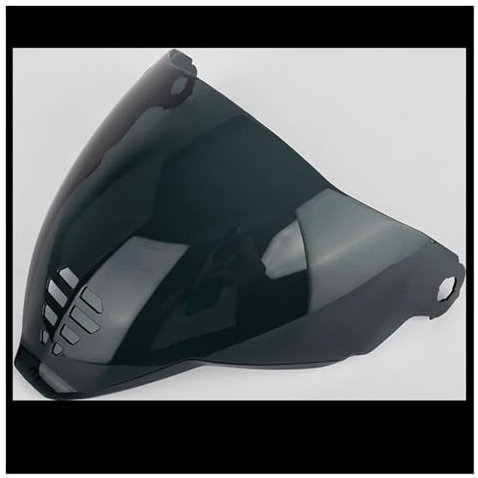 CRUMPS Ersatzzubehör for Helmlinsen-Gesichtsschutz von Airflite-Helmen. Visier kompatibel mit ICON AIRFLITE-Motorradhelmlinsen-Visier(Black)