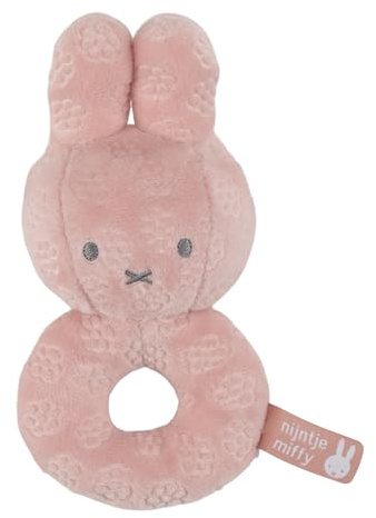 Tiamo NIJN887 Rassel/Greifling Hase Miffy - Pink Flower