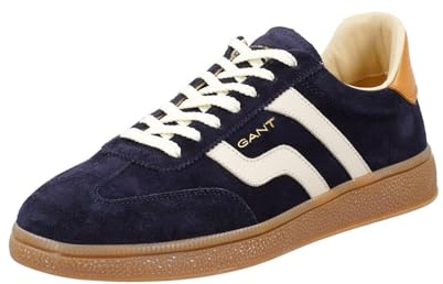 GANT 32633206/G66 Herren Sneaker Low Rauleder in blau-Kombi - Gr. 40