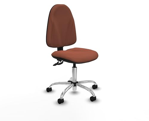 Piqueras y Crespo - Bürostuhl Bonita Algarra, moderner operativer Bürostuhl ohne Armlehnen, höhenverstellbare Rückenlehne, Permanentkontaktmechanismus mit Doppelhebel.