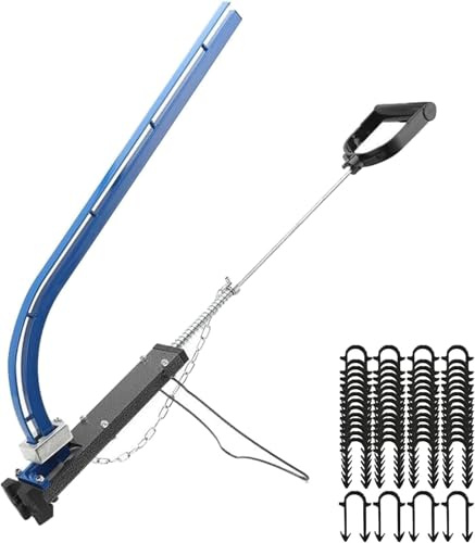 Underfloor Heating Pipe Clip Tacker Gun, Handheld Underfloor Heating Water Pipe Emplacement Stapler, with 300 Staples