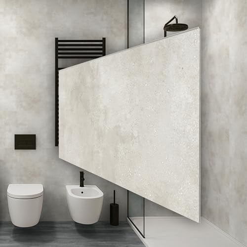 Wandpaneele Klebefliesen Packung mit 2,16 m² - 12 Stück | Wandverkleidung Bad Dusche Küchenrückwand SPC-Vinyl 60x30 cm | wasserfest, kratzfest, alte Fliesen überkleben