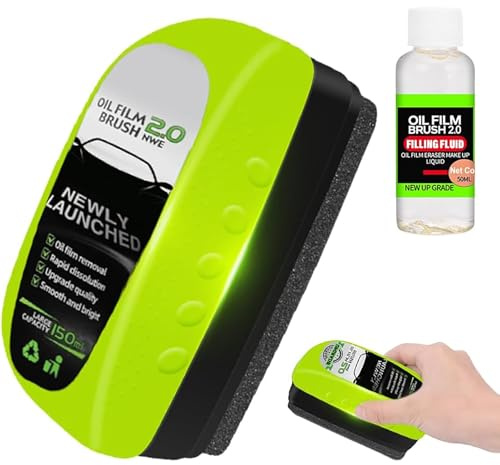Vtizikl Car Glass Cleaner, 2026 New Glass Oil Film Remover, Caravan Window Cleaner Glass Emulsion Oil Film Cleaner for Window Remove Dirt Improve Clarity and Visibility (1pcs)
