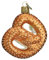 Old World Christmas Pretzel Ballpark Foods Glasgeblasene Ornamente für Weihnachtsbaum