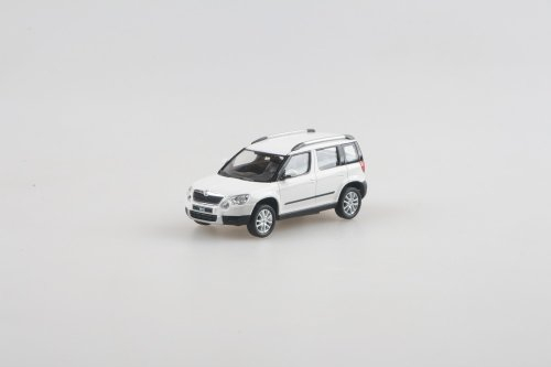 Abrex Skoda Yeti 2009 143ab-014e Weiss Candy Uni 1/43 Modellauto Modell Auto