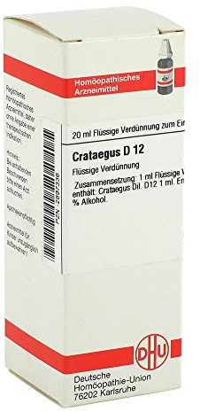 DHU Crataegus D12 Dilution, 20 ml Lösung