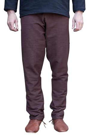 Burgschneider Wikinger Hose Mittelalter Hose Thorsberg Ragnar 100% Baumwolle - frühmittelalterliche Herren Gewandung - LARP Cosplay Reenactment & Mittelaltermarkt