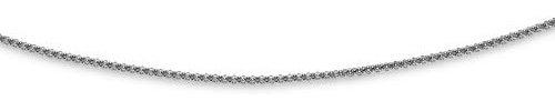 DUR Halskette Popkorn dünn aus 925 Sterling Silber, Länge: 45 cm, K2256.45