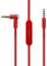 Replacement Audio Cable Cord Wire with in-line Microphone and Control for Beats by Dr Dre Headphones Solo/Studio/Pro/Detox/Wireless/Mixr/Executive/Pill (red)