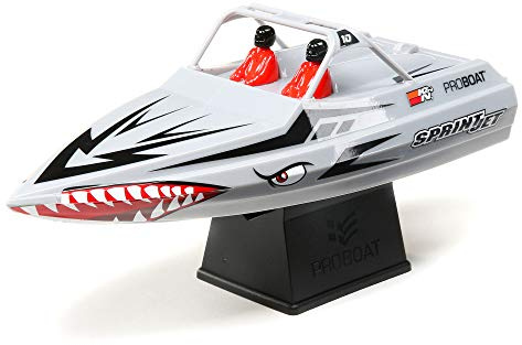 Pro Boat Sprintjet 9 Self-Righting Deep-V Jet Boat Brushed RTR Silver PRB08045T1 Boats RTR Electric