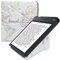 kwmobile Coque liseuse Compatible avec Kobo Libra H2O - Coque étui de Protection à Rabat en Simili Cuir - Noir-Multicolore