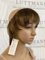 LUTTMANN® SECRET HAIR COLLECTION - Model: SHORT STYLE - Haarteil bei Chemotherapie tragbar unter der Mütze statt Perücke (nut-brown)