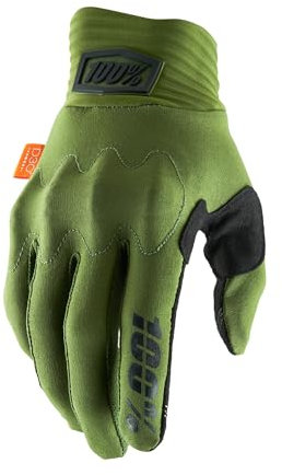 100% Desconocido Sport Handschuhe Cognito Militärgrün 22, Grün/Schwarz (Mehrfarbig), L