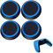 MatoSan® Set de Cubiertas de Silicona para Stick – Compatible con mandos PS5 y PS4 – Mejora de Agarre y Protección – Accesorios para Controladores Gaming(4 Piezas Azul)
