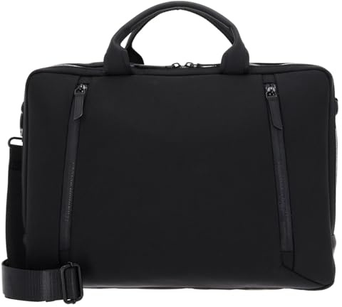 Leonhard Heyden Businesstasche Laptoptasche mit Laptopfach Helsinki RV-Aktenmappe 2 Fächer 7111 Schwarz
